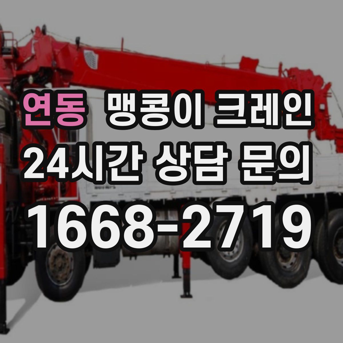 연동 맹콩이 크레인