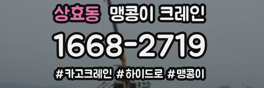 상효동 맹콩이 크레인