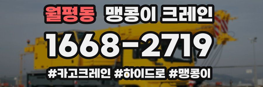 월평동 맹콩이 크레인