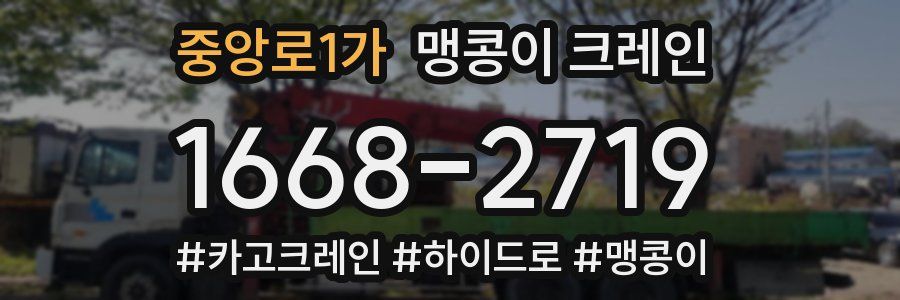 중앙로1가 맹콩이 크레인