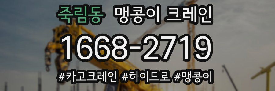 죽림동 맹콩이 크레인