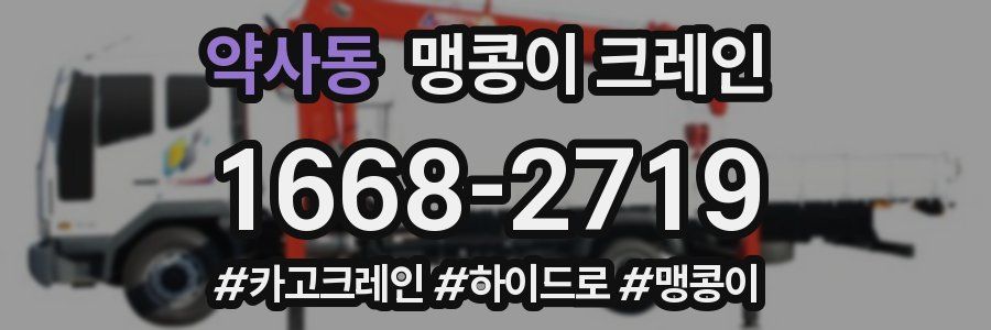 약사동 맹콩이 크레인
