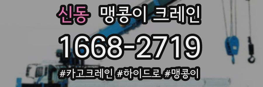 신동 맹콩이 크레인