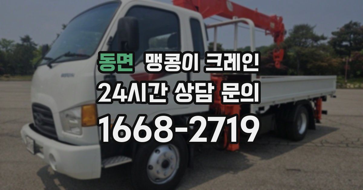 동면 맹콩이 크레인