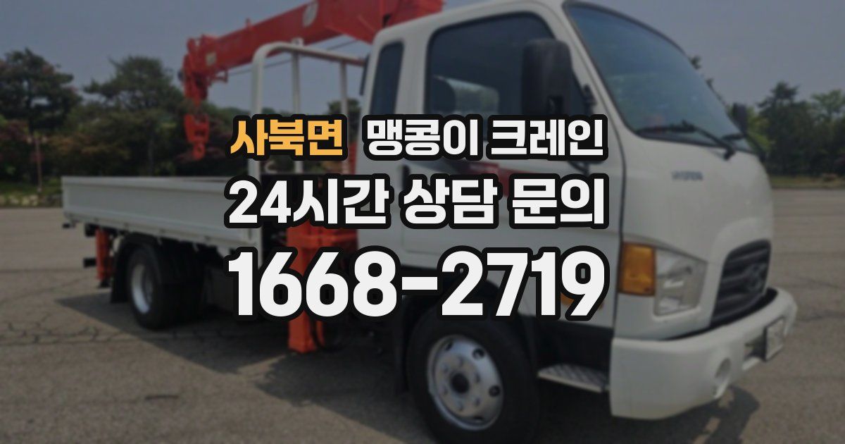 사북면 맹콩이 크레인