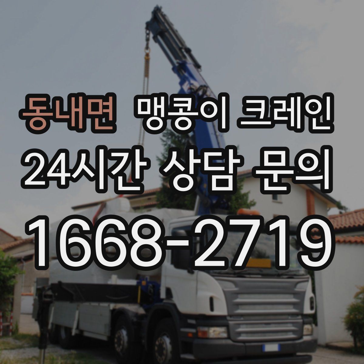 동내면 맹콩이 크레인