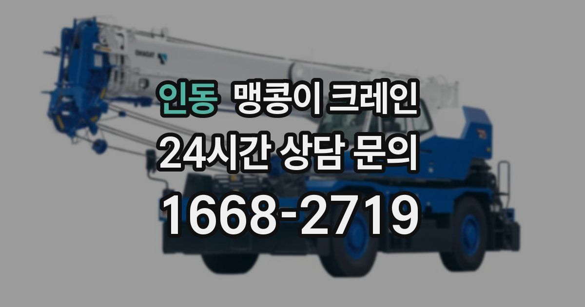 인동 맹콩이 크레인
