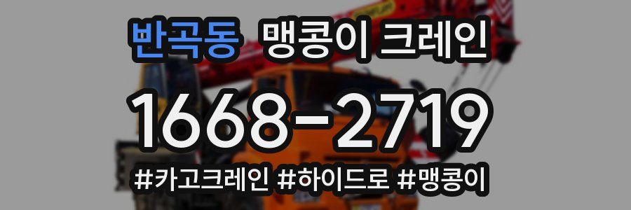 반곡동 맹콩이 크레인