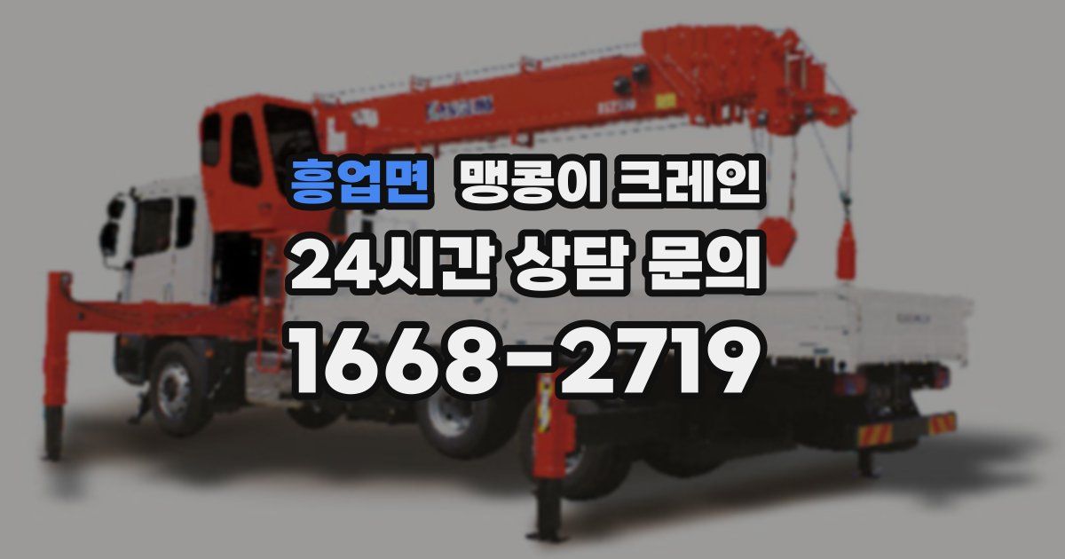 흥업면 맹콩이 크레인