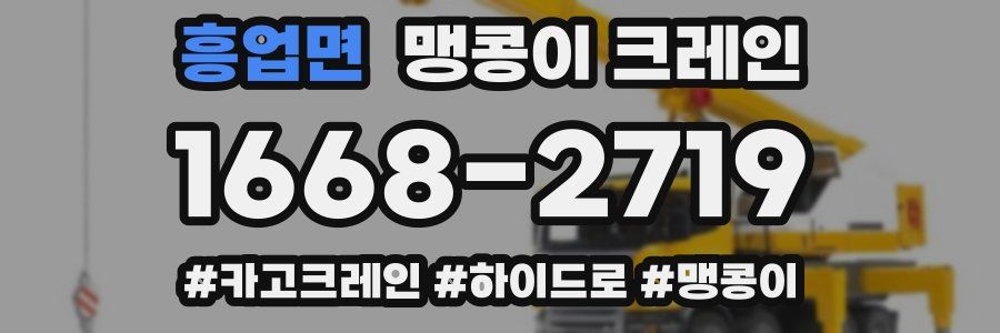 흥업면 맹콩이 크레인