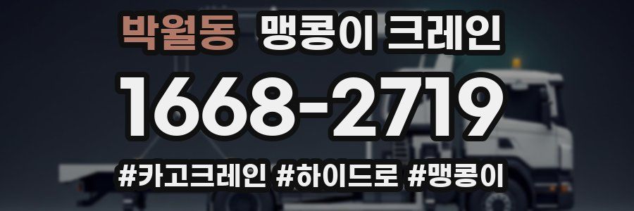 박월동 맹콩이 크레인