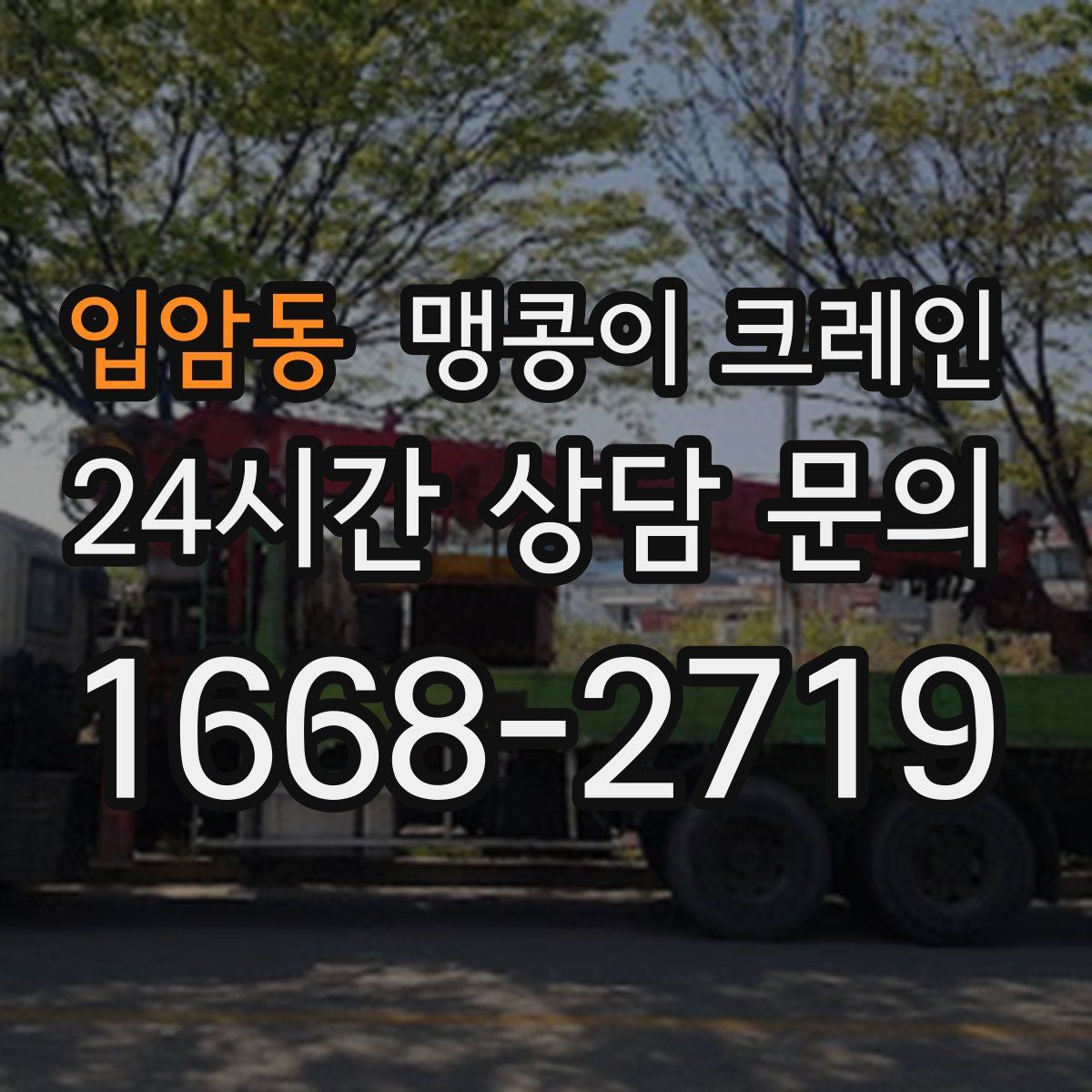 입암동 맹콩이 크레인