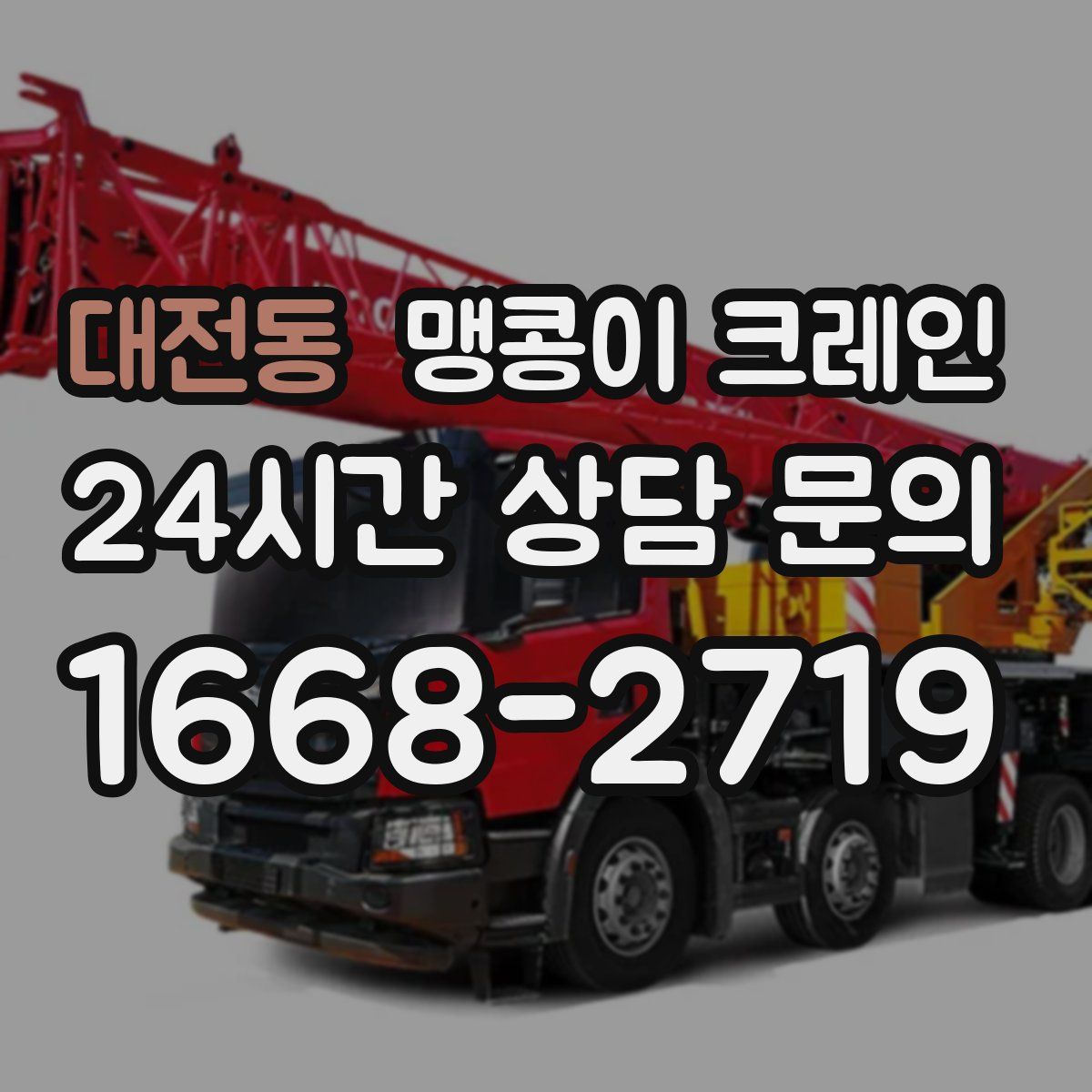 대전동 맹콩이 크레인