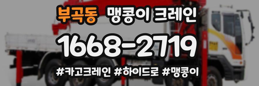 부곡동 맹콩이 크레인