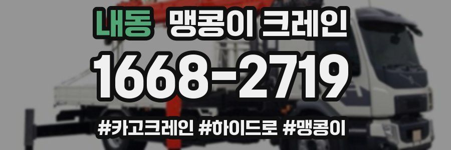 내동 맹콩이 크레인
