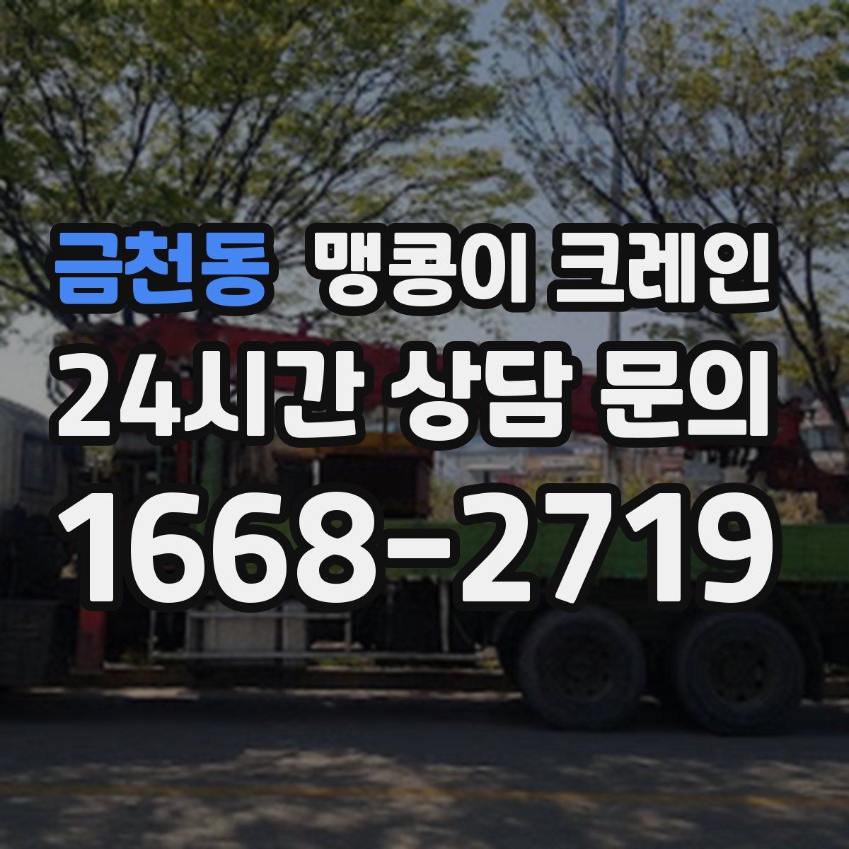 금천동 맹콩이 크레인