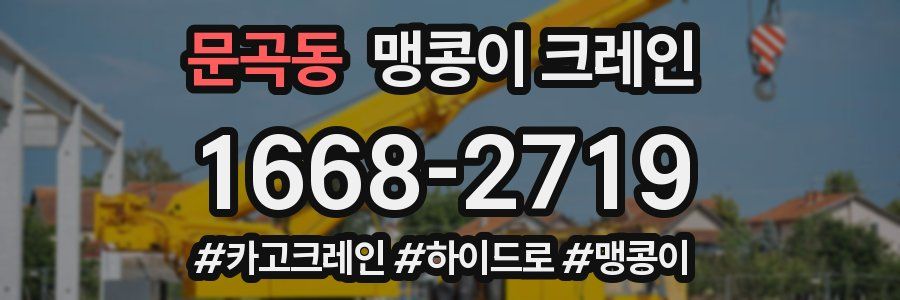 문곡동 맹콩이 크레인