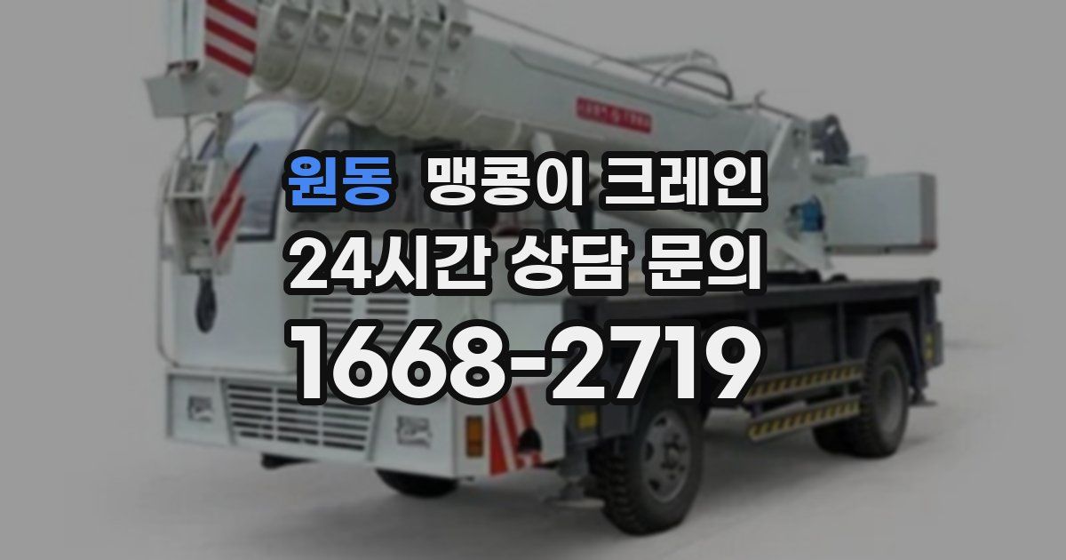 원동 맹콩이 크레인