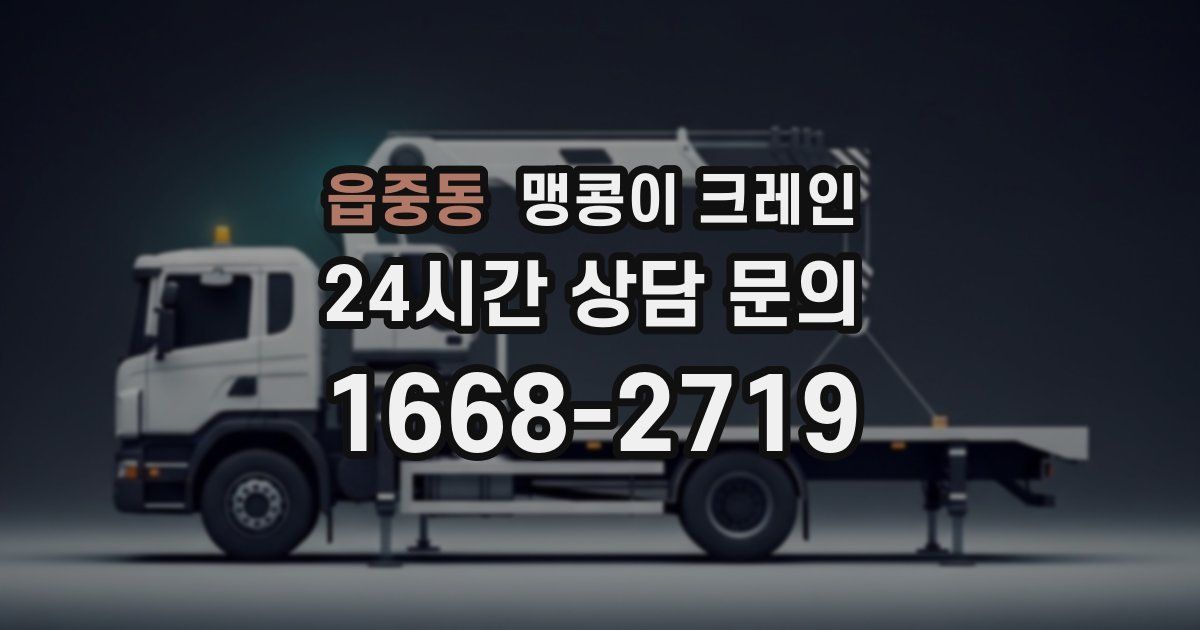 읍중동 맹콩이 크레인