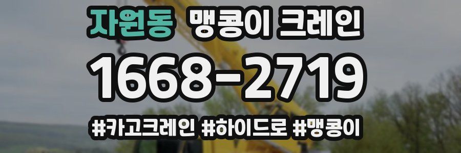 자원동 맹콩이 크레인