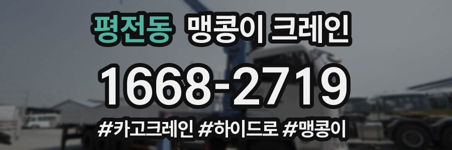 평전동 맹콩이 크레인