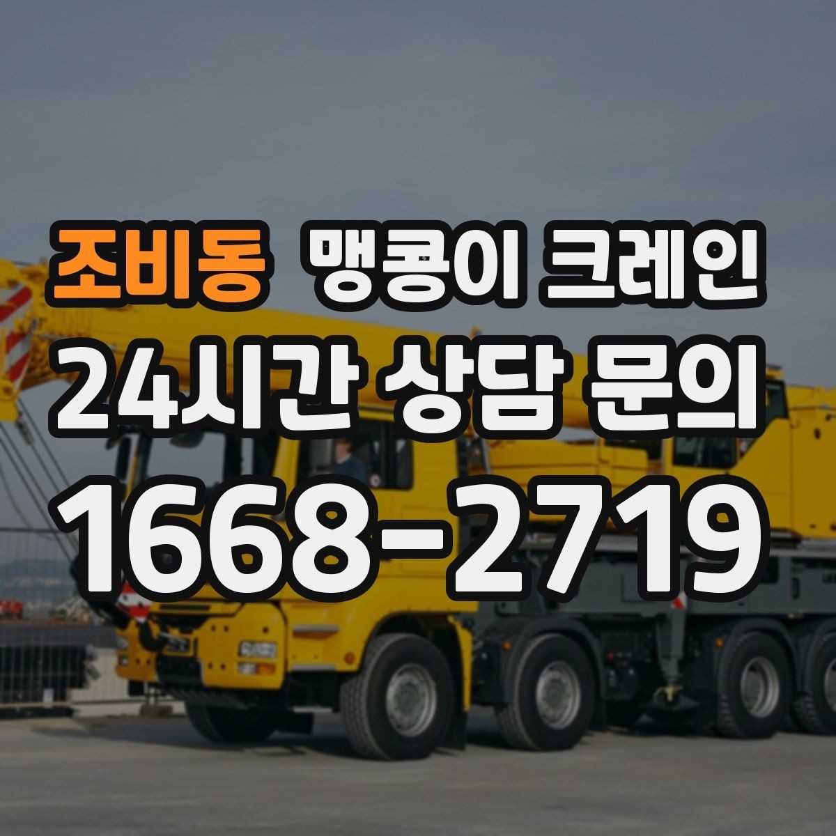 조비동 맹콩이 크레인 출입로 사진이 왜 중요한지 한 번에 정리