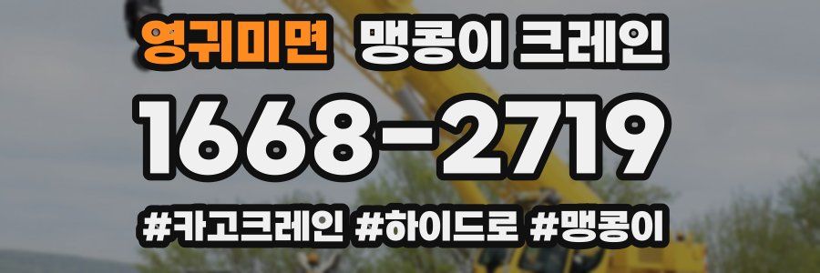 영귀미면 맹콩이 크레인