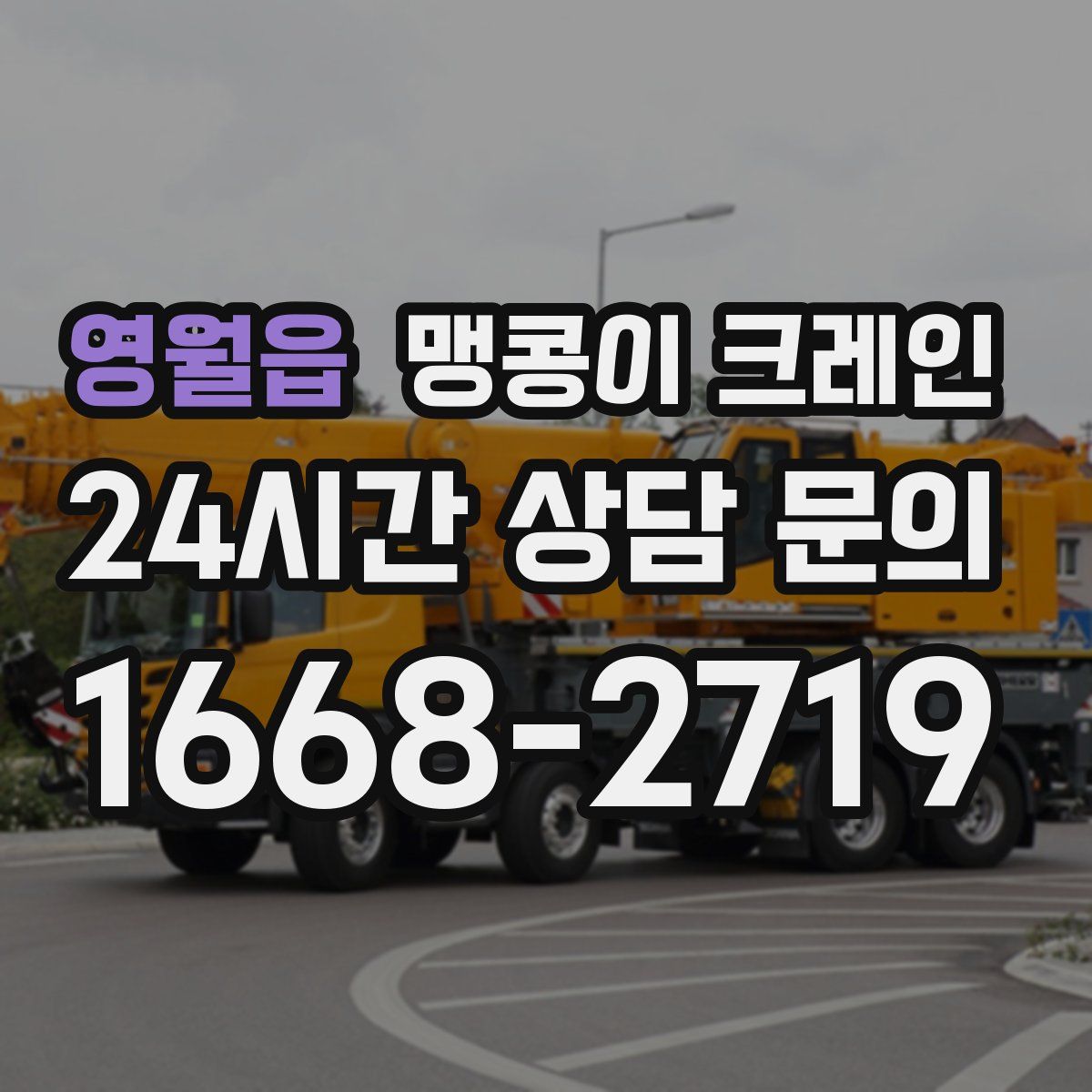 영월읍 맹콩이 크레인