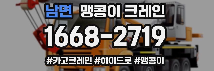 남면 맹콩이 크레인