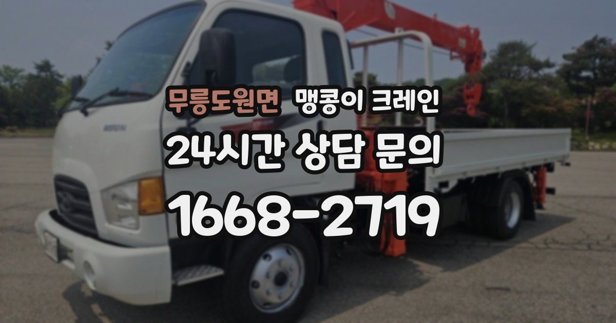 무릉도원면 맹콩이 크레인