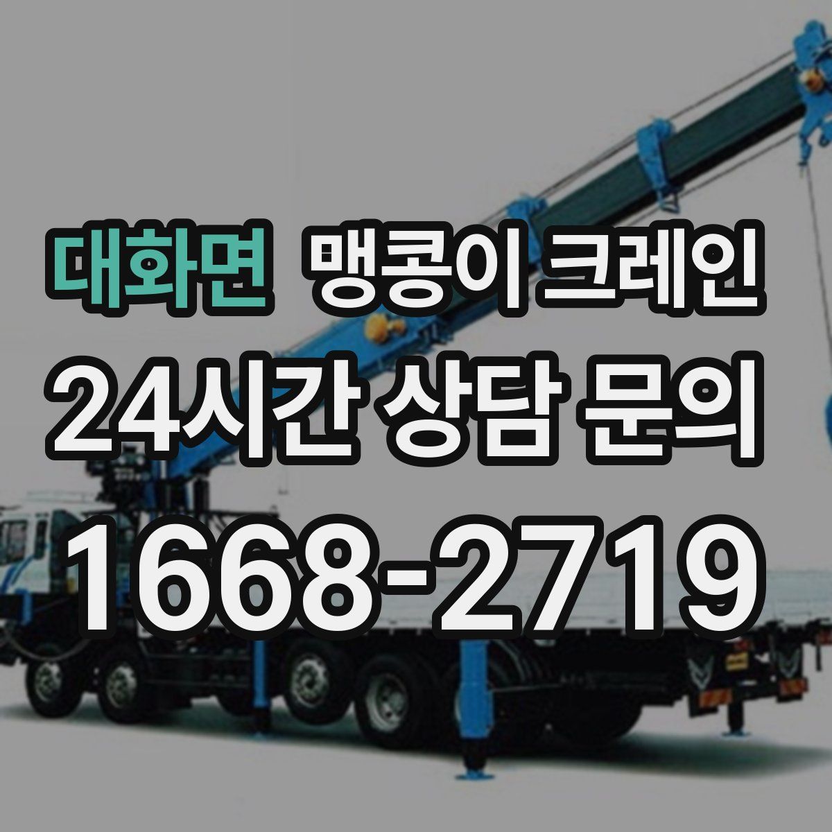 대화면 맹콩이 크레인