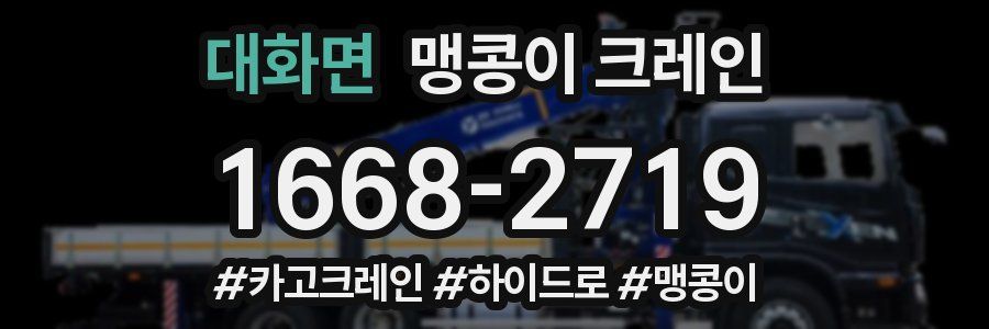 대화면 맹콩이 크레인