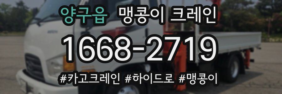 양구읍 맹콩이 크레인