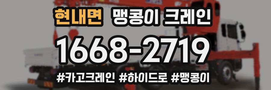 현내면 맹콩이 크레인