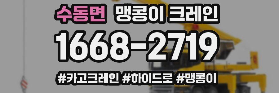 수동면 맹콩이 크레인