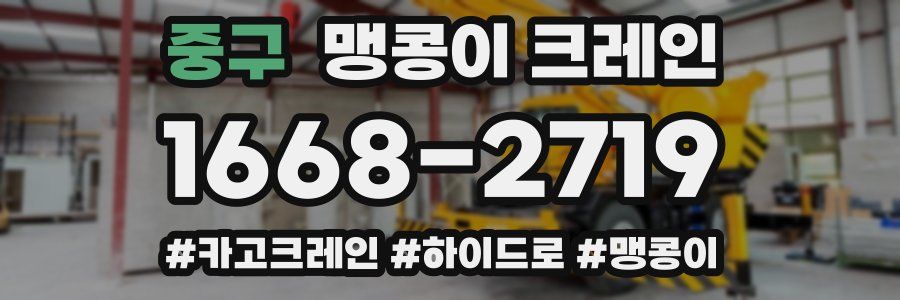 중구 맹콩이 크레인