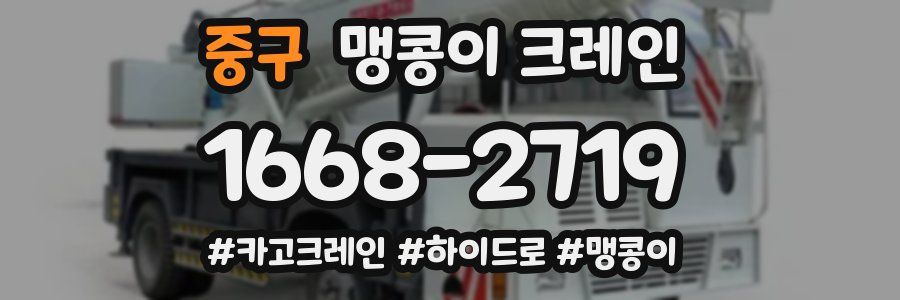 중구 맹콩이 크레인