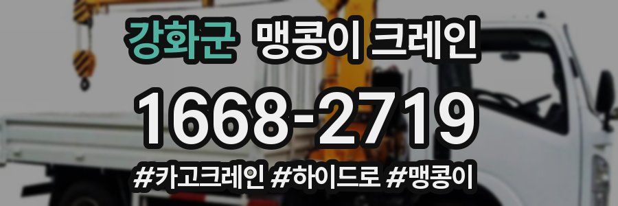 강화군 맹콩이 크레인