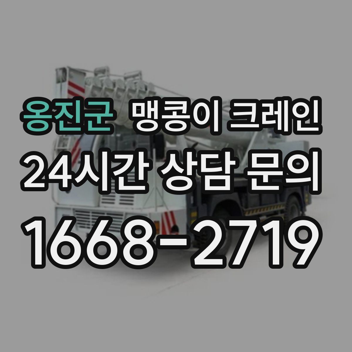 옹진군 맹콩이 크레인