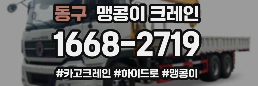 동구 맹콩이 크레인