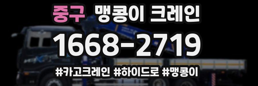 중구 맹콩이 크레인