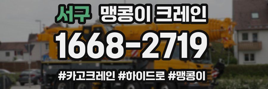 서구 맹콩이 크레인