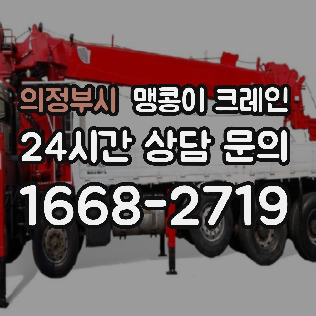 의정부시 맹콩이 크레인