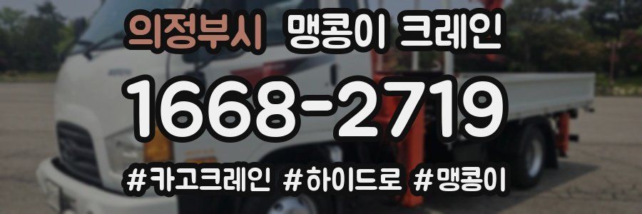 의정부시 맹콩이 크레인