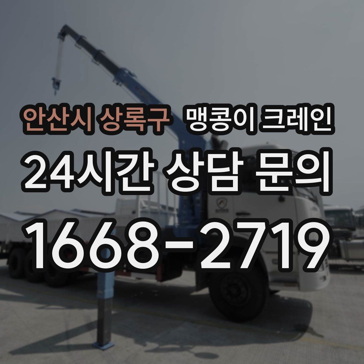 안산시 상록구 맹콩이 크레인