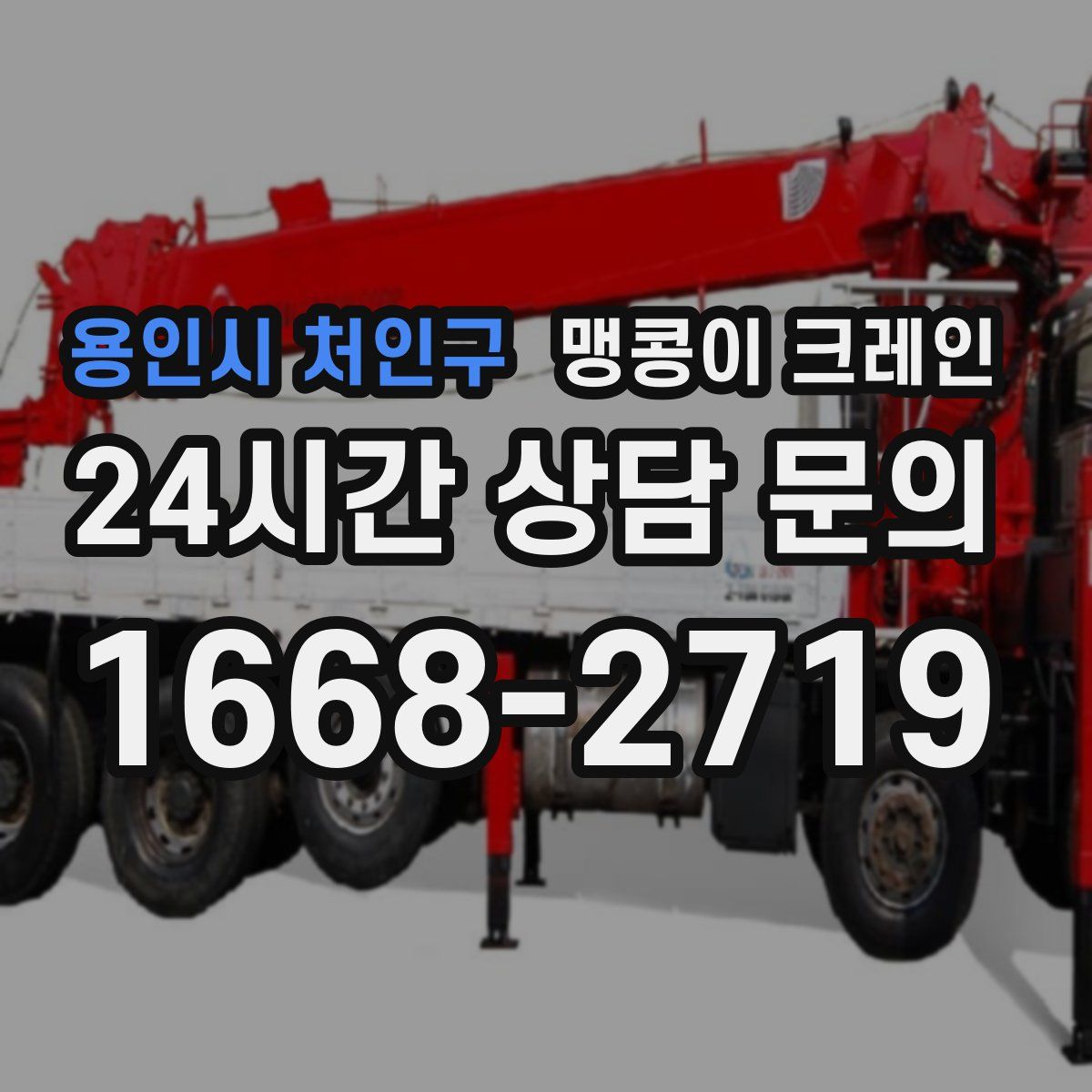 용인시 처인구 맹콩이 크레인