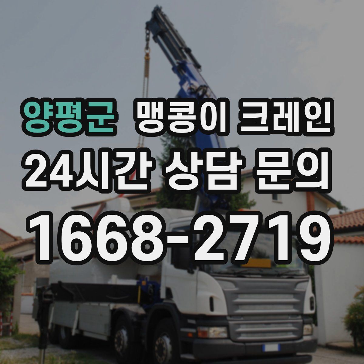 양평군 맹콩이 크레인