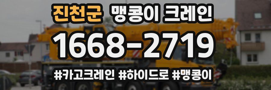 진천군 맹콩이 크레인