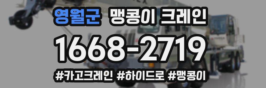 영월군 맹콩이 크레인