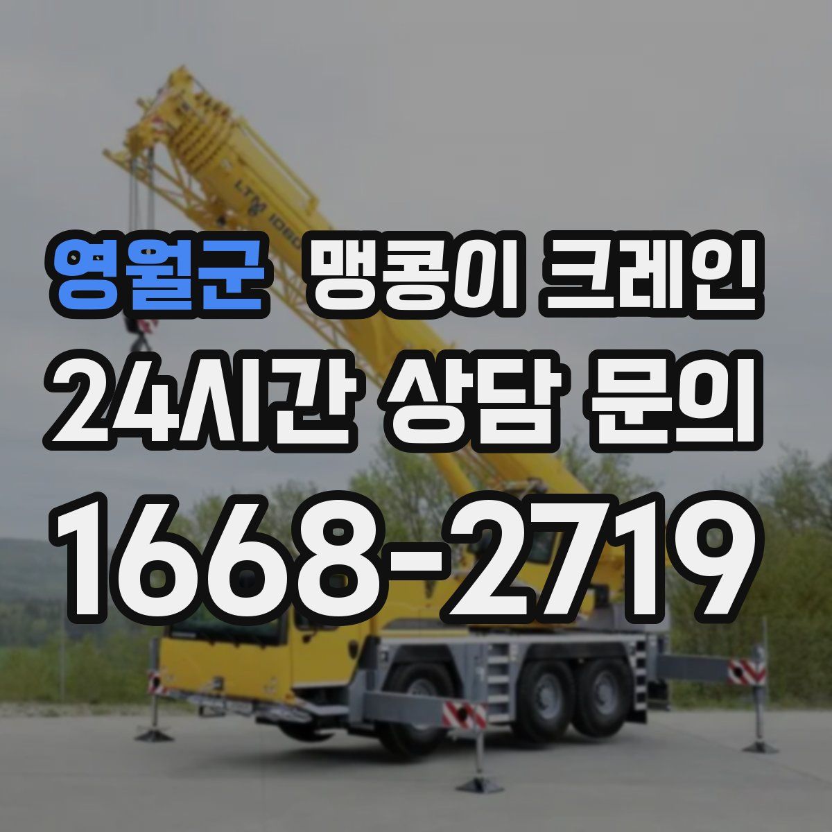 영월군 맹콩이 크레인